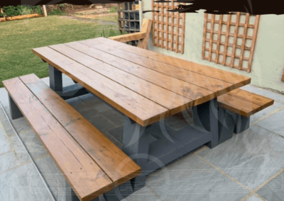 Country Kitchen Table Outdoors